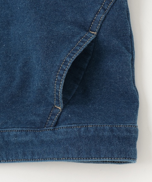 sense of wonder(センスオブワンダー)の「3WAYフード付ニットデニムジャケット(ブルゾン・キッズ・ネイビー・130cm/100cm/90cm/120cm/110cm)」の14枚目の写真
