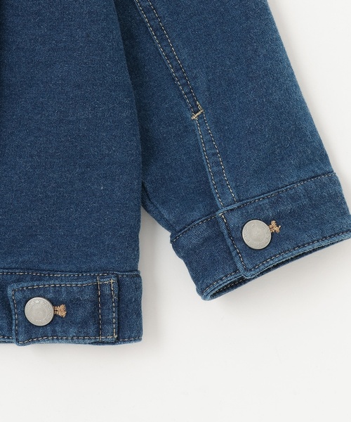 sense of wonder(センスオブワンダー)の「3WAYフード付ニットデニムジャケット(ブルゾン・キッズ・ネイビー・130cm/100cm/90cm/120cm/110cm)」の13枚目の写真