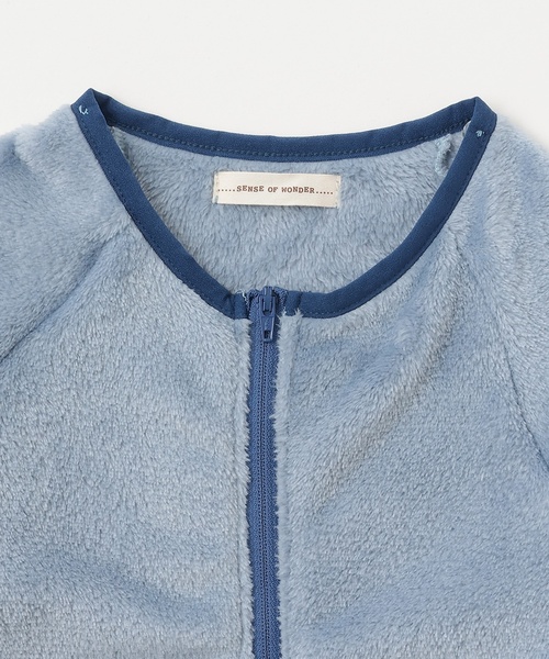 sense of wonder(センスオブワンダー)の「3WAYフード付ニットデニムジャケット(ブルゾン・キッズ・ネイビー・130cm/100cm/90cm/120cm/110cm)」の11枚目の写真