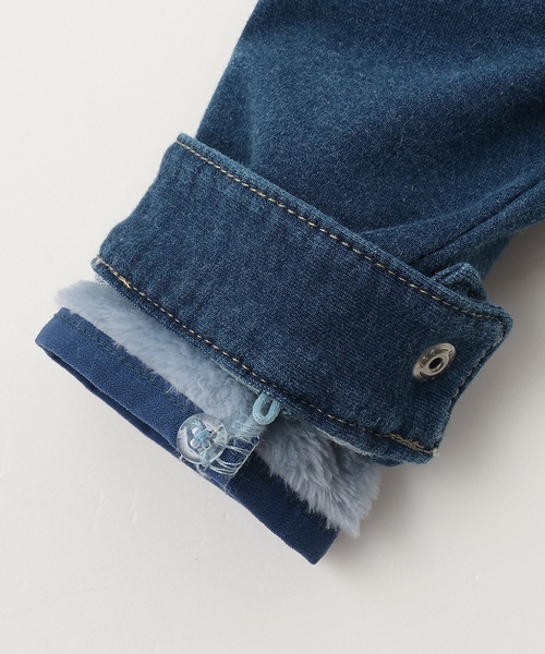 sense of wonder(センスオブワンダー)の「3WAYフード付ニットデニムジャケット(ブルゾン・キッズ・ネイビー・130cm/100cm/90cm/120cm/110cm)」の7枚目の写真