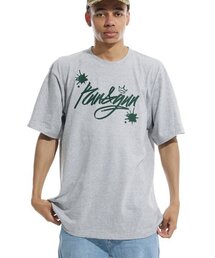 ラン&ガン 半袖Tシャツ グレーグリーン