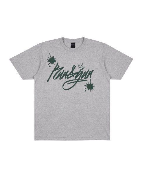 CREAM SODA LAB(クリームソーダラボ)の「ラン&ガン 半袖Tシャツ グレーグリーン(Tシャツ/カットソー・メンズ・その他・LARGE/MEDIUM/X-LARGE/XX-LARGE)」の2枚目の写真