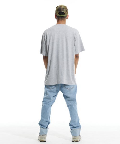 CREAM SODA LAB(クリームソーダラボ)の「ラン&ガン 半袖Tシャツ グレーグリーン(Tシャツ/カットソー・メンズ・その他・LARGE/MEDIUM/X-LARGE/XX-LARGE)」の4枚目の写真