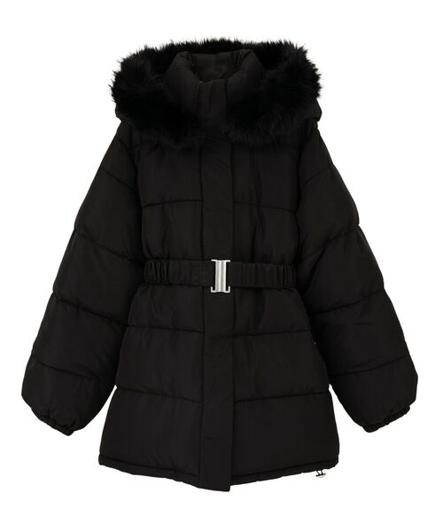 セール】・swing by ファイバーダウンベルト付コート（その他アウター