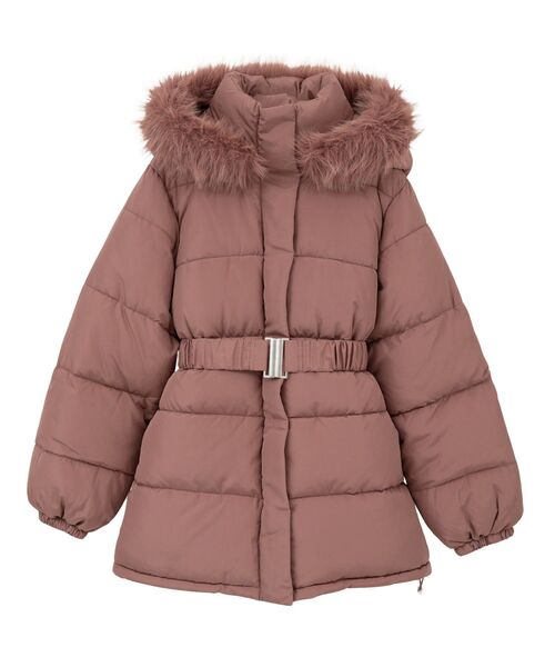 セール】・swing by ファイバーダウンベルト付コート（その他アウター