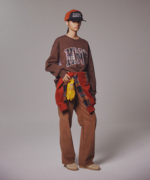 MENASOO(ミナス)の「Corduroy Straight Pants_Brown(その他パンツ・レディース・ブラウン・1/2)」の2枚目の写真