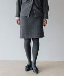 BLANKROOM HER（ブランクルームウーマン）の「ELLIE ウールミディスカート_GRAY（スカート）」