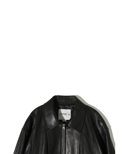HORLISUN(ホーリーサン)の「Capital Leather Blouson Jacket Black(ライダースジャケット・メンズ・その他・LARGE/MEDIUM/SMALL)」の4枚目の写真