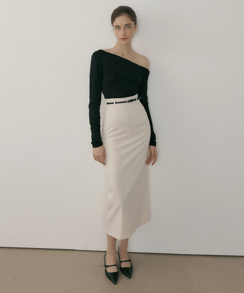 REORG(リオルグ)の「MOR CLASSIC MAXI SLIT SKIRT CREAM(スカート・レディース・その他・SMALL/MEDIUM/LARGE)」の4枚目の写真