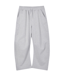 AKECII（アケシ）の「レーニンカーブドスウェットパンツ_メランジグレー（スウェットパンツ）」