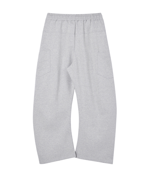 AKECII(アケシ)の「レーニンカーブドスウェットパンツ_メランジグレー(スウェットパンツ・メンズ・その他・MEDIUM/LARGE)」の2枚目の写真