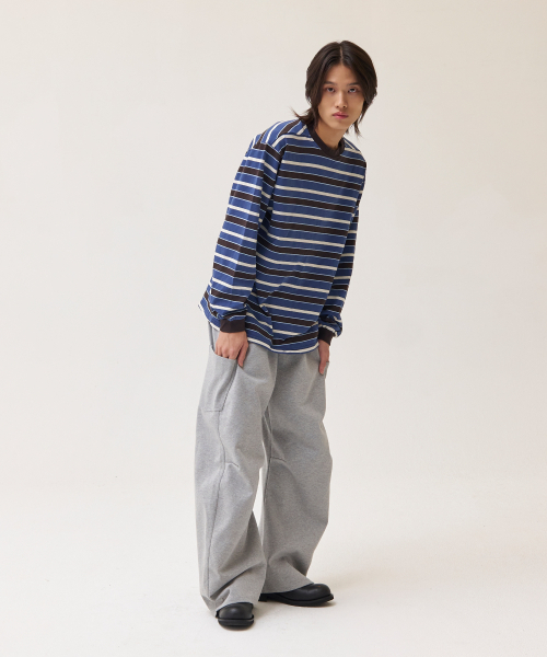 AKECII(アケシ)の「レーニンカーブドスウェットパンツ_メランジグレー(スウェットパンツ・メンズ・その他・MEDIUM/LARGE)」の5枚目の写真