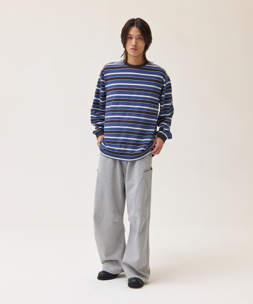 AKECII(アケシ)の「レーニンカーブドスウェットパンツ_メランジグレー(スウェットパンツ・メンズ・その他・MEDIUM/LARGE)」の6枚目の写真
