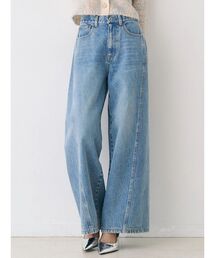 CALNAMUR | バックデザインワイドデニム(その他パンツ)