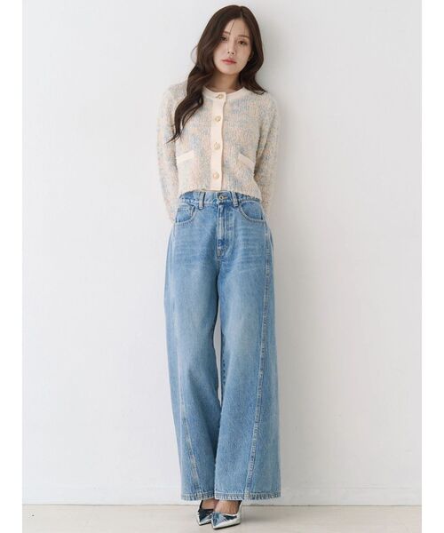 CALNAMUR(カルナムール)の「バックデザインワイドデニム(その他パンツ・レディース・ブラック/ブルー・SMALL/MEDIUM)」の12枚目の写真
