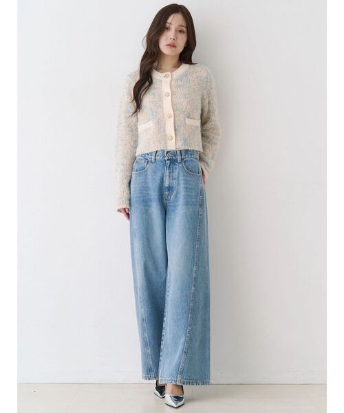 CALNAMUR(カルナムール)の「バックデザインワイドデニム(その他パンツ・レディース・ブラック/ブルー・SMALL/MEDIUM)」の13枚目の写真