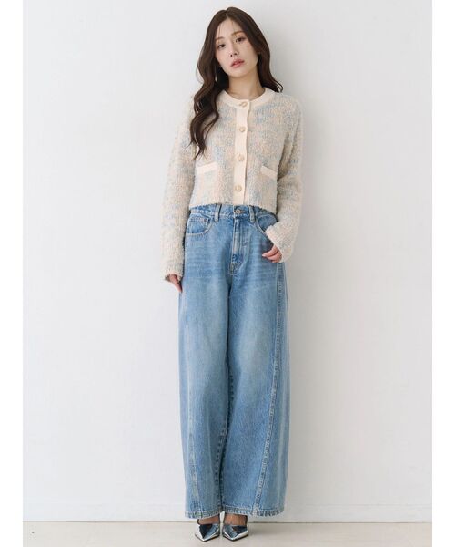 CALNAMUR(カルナムール)の「バックデザインワイドデニム(その他パンツ・レディース・ブラック/ブルー・SMALL/MEDIUM)」の14枚目の写真