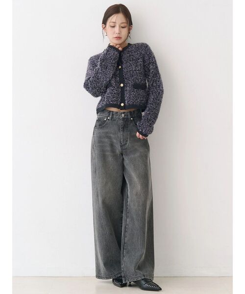 CALNAMUR(カルナムール)の「バックデザインワイドデニム(その他パンツ・レディース・ブラック/ブルー・SMALL/MEDIUM)」の22枚目の写真