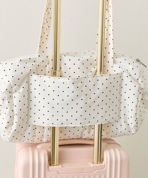 OLIVE des OLIVE(オリーブデオリーブ)の「【ショルダー付】BIGリボンキャリーオンボストンバッグ(ボストンバッグ・レディース・ブラック/サックスブルー/ピンク/ミント/イエロー/オフホワイト/グレー・FREE)」の22枚目の写真