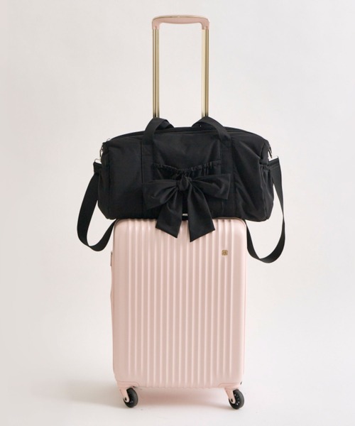 しおりオーダー品 ボストンバッグ リラックマ 折りたたみボストンバッグ（M) ブラウン