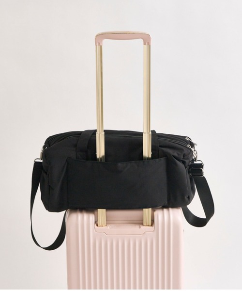 セール】【ショルダー付】BIGリボンキャリーオンボストンバッグ