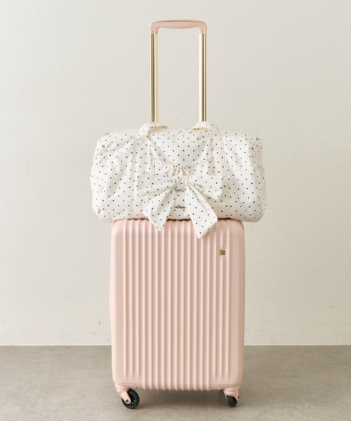 OLIVE des OLIVE(オリーブデオリーブ)の「【ショルダー付】BIGリボンキャリーオンボストンバッグ(ボストンバッグ・レディース・ブラック/サックスブルー/ピンク/ミント/イエロー/オフホワイト/グレー・FREE)」の10枚目の写真