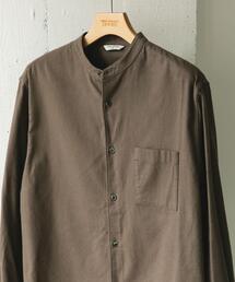 URBAN RESEARCH DOORS | 防シワ起毛ネルバンドカラーシャツ(シャツ/ブラウス)