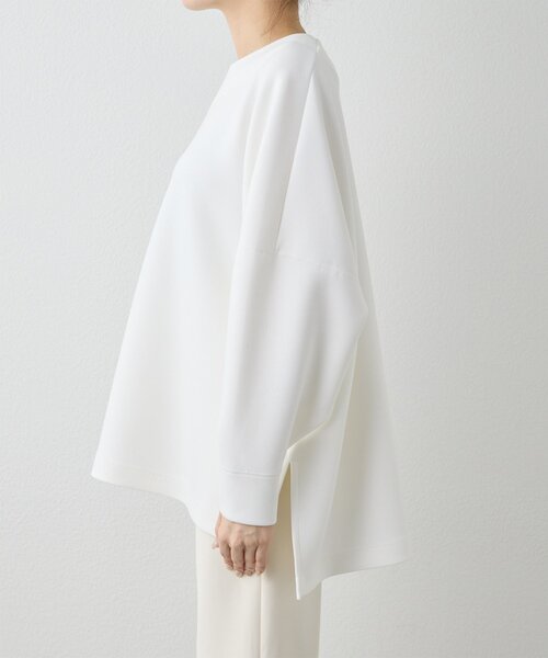 Whim Gazette（ウィムガゼット）の「ダブルエアープルオーバー（Tシャツ/カットソー・レディース・オフホワイト/ブラック・FREE）」の19枚目の写真