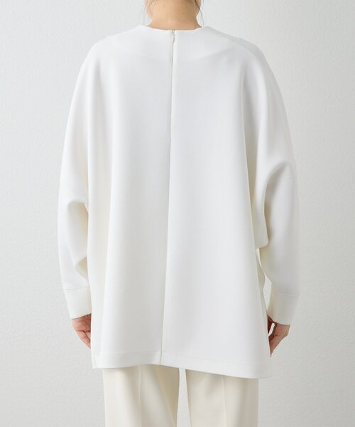 Whim Gazette（ウィムガゼット）の「ダブルエアープルオーバー（Tシャツ/カットソー・レディース・オフホワイト/ブラック・FREE）」の20枚目の写真