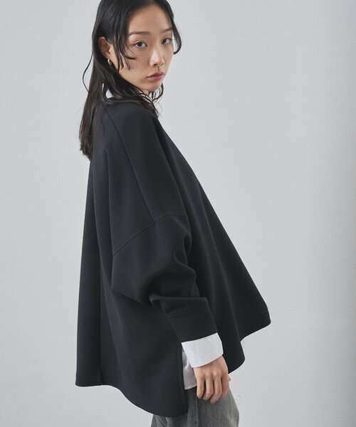 Whim Gazette（ウィムガゼット）の「ダブルエアープルオーバー（Tシャツ/カットソー・レディース・オフホワイト/ブラック・FREE）」の15枚目の写真