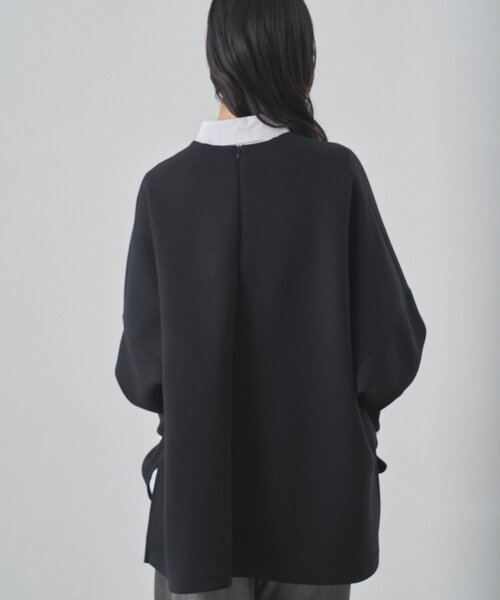 Whim Gazette（ウィムガゼット）の「ダブルエアープルオーバー（Tシャツ/カットソー・レディース・オフホワイト/ブラック・FREE）」の14枚目の写真