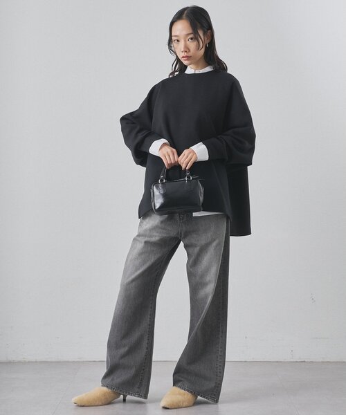 Whim Gazette（ウィムガゼット）の「ダブルエアープルオーバー（Tシャツ/カットソー・レディース・オフホワイト/ブラック・FREE）」の17枚目の写真