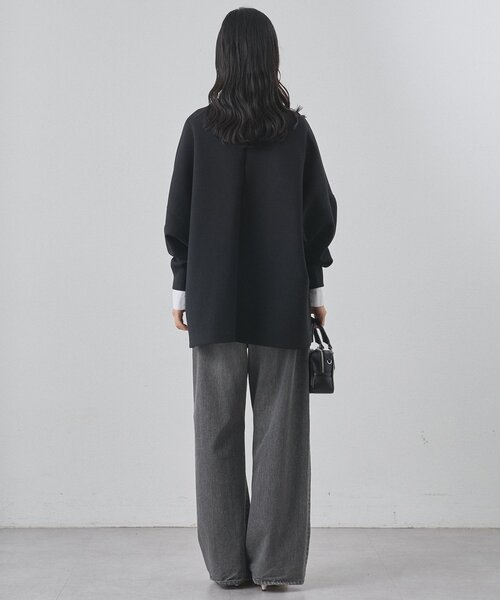 Whim Gazette（ウィムガゼット）の「ダブルエアープルオーバー（Tシャツ/カットソー・レディース・オフホワイト/ブラック・FREE）」の13枚目の写真