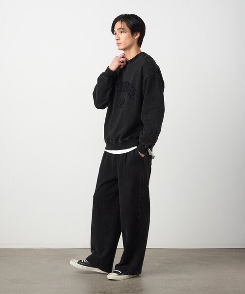 Purple&Yellow（パープルアンドイエロー）の「フロスト裏毛ワイドパンツ（その他パンツ・メンズ・ブラック/パープル・SMALL/X-SMALL/LARGE/MEDIUM）」の11枚目の写真