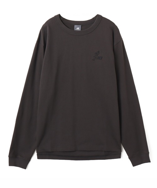 NEW BALANCE(ニューバランス)の「New Balance Shohei Signature Heavy oz LS T-Shirt / ニューバランス オオタニ ショウヘイ シグネチャーヘビーオンスロングスリーブ Tシャツ(Tシャツ/カットソー・メンズ・ライトブルー/ブラック/ホワイト・M/L/XL/S)」の3枚目の写真