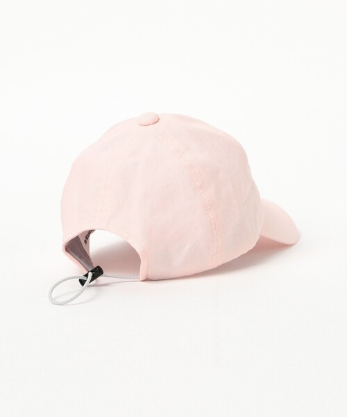 Ray BEAMS(レイビームス)の「6パネル リネン キャップ 26SS 日除け 紫外線対策 麻素材 夏 レジャー アウトドア フェス(キャップ・レディース・ベージュ/ダークブラウン/ピンク・ONE SIZE)」の9枚目の写真