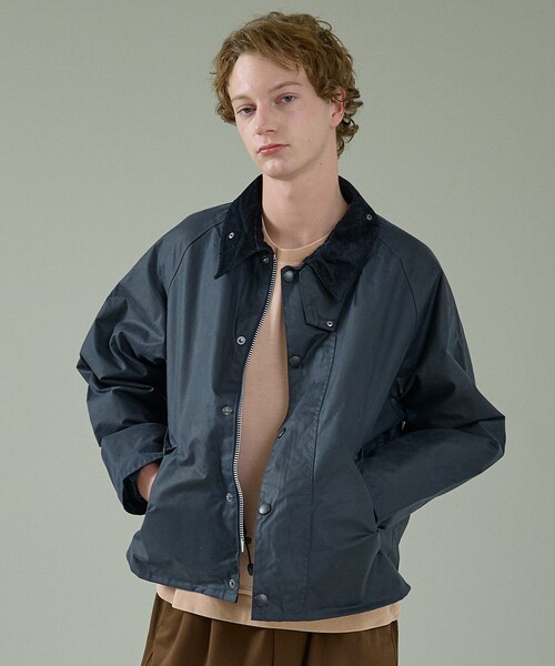 Barbour（バブアー）の「【Barbour / バブアー】OS TRANSPORT / トランスポート ワックス ブルゾン（ブルゾン・メンズ・セージグリーン/ネイビー・46/48/50）」の2枚目の写真