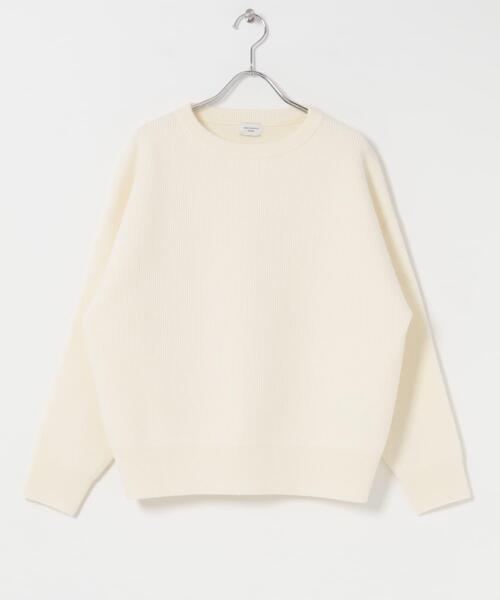 URBAN RESEARCH DOORS（アーバンリサーチドアーズ）の「針抜きダブルフェイスニット（ニット/セーター・レディース・ライトグレー/ピンク/オフホワイト・FREE）」の10枚目の写真