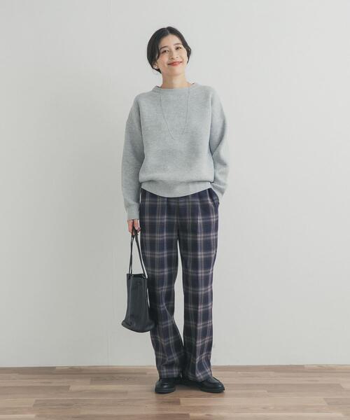 URBAN RESEARCH DOORS（アーバンリサーチドアーズ）の「針抜きダブルフェイスニット（ニット/セーター・レディース・ライトグレー/ピンク/オフホワイト・FREE）」の17枚目の写真