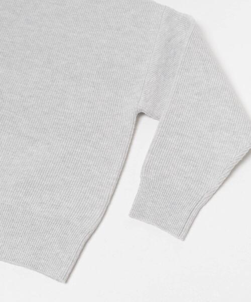 URBAN RESEARCH DOORS（アーバンリサーチドアーズ）の「針抜きダブルフェイスニット（ニット/セーター・レディース・ライトグレー/ピンク/オフホワイト・FREE）」の19枚目の写真