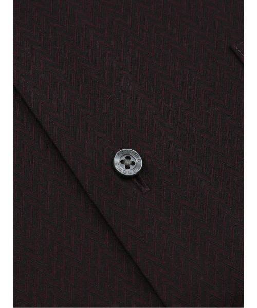 renoma HOMME(レノマオム)の「ワイシャツ メンズ イージーアイロン 綿混 スナップダウン 長袖 ビジネス ドレス NEWスタンダードフィット(ビジネスシャツ・メンズ・ボルドー・首回り41cm-裄丈86cm/首回り41cm-裄丈82cm/首回り39cm-裄丈84cm/首回り37cm-裄丈80cm/首回り39cm-裄丈80cm/首回り43cm-裄丈86cm/首回り43cm-裄丈82cm/首回り45cm-裄丈86cm)」の6枚目の写真