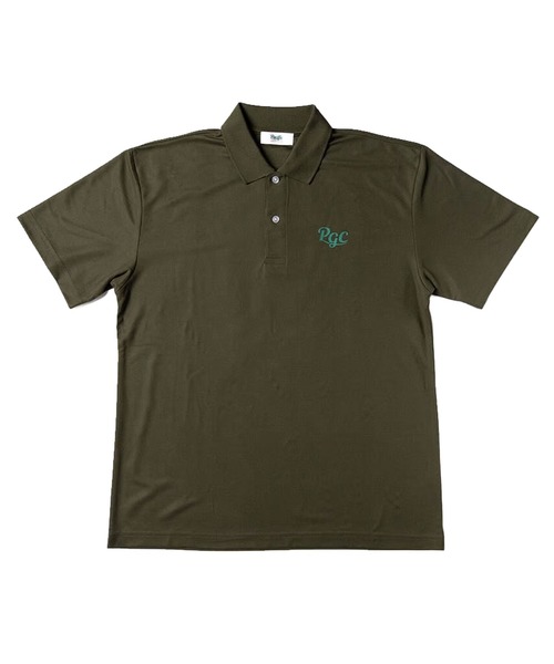 Pacific GOLF CLUB(パシフィックゴルフクラブ)の「【MEN】PGC CIRCLE LOGO POLO SHIRT(ポロシャツ・メンズ・ホワイト/ブラック/オリーブ・S/M/L/XL/XXL)」の6枚目の写真