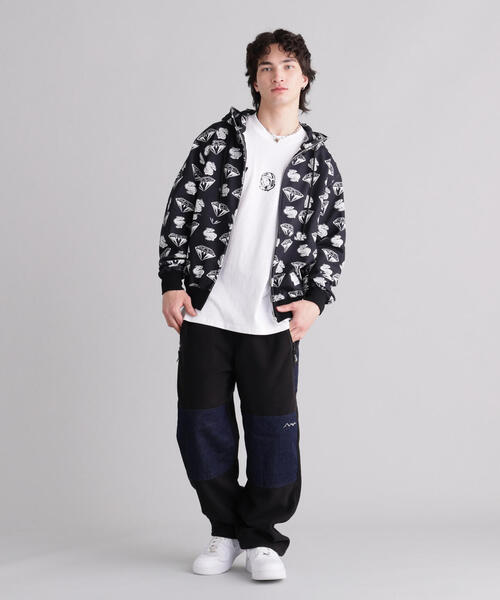 BILLIONAIRE BOYS CLUB(ビリオネア・ボーイズ・クラブ)の「MANASTASHxBILLIONAIRE BOYS CLUB/ビリオネア・ボーイズ・クラブ/EMB LOGO ZIP HOODIE(パーカー・メンズ・グレー/ブラック・XL/S)」の7枚目の写真