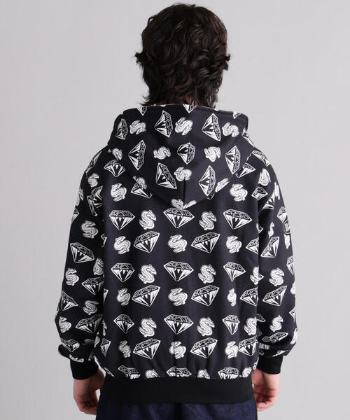 BILLIONAIRE BOYS CLUB(ビリオネア・ボーイズ・クラブ)の「MANASTASHxBILLIONAIRE BOYS CLUB/ビリオネア・ボーイズ・クラブ/EMB LOGO ZIP HOODIE(パーカー・メンズ・グレー/ブラック・XL/S)」の9枚目の写真