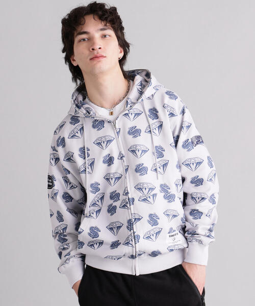 BILLIONAIRE BOYS CLUB(ビリオネア・ボーイズ・クラブ)の「MANASTASHxBILLIONAIRE BOYS CLUB/ビリオネア・ボーイズ・クラブ/EMB LOGO ZIP HOODIE(パーカー・メンズ・グレー/ブラック・XL/S)」の22枚目の写真
