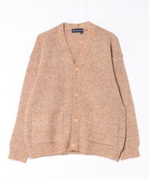 many men many mind（メニーメンメニーマインド）の「/many men many mind/ファンシーヤーン畦編みVカーデ（カーディガン/ボレロ）」