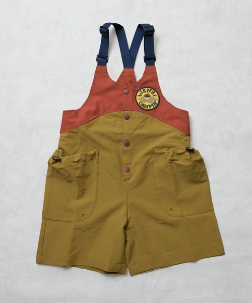 MARKEY'S(マーキーズ)の「キャンプサロペット(サロペット/オーバーオール・キッズ・イエロー系その他/カーキ/グレー・L/M/S/LL)」の1枚目の写真