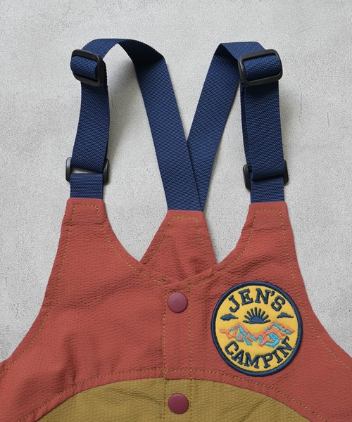 MARKEY'S(マーキーズ)の「キャンプサロペット(サロペット/オーバーオール・キッズ・イエロー系その他/カーキ/グレー・L/M/S/LL)」の14枚目の写真