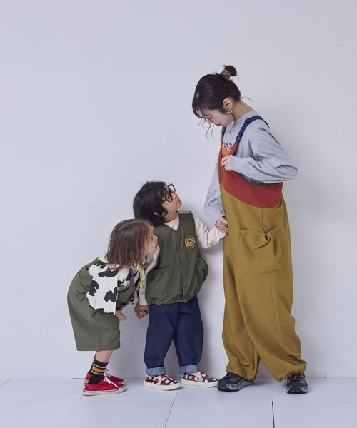 MARKEY'S(マーキーズ)の「キャンプサロペット(サロペット/オーバーオール・キッズ・イエロー系その他/カーキ/グレー・L/M/S/LL)」の10枚目の写真