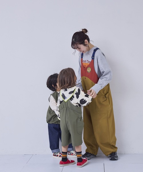 MARKEY'S(マーキーズ)の「キャンプサロペット(サロペット/オーバーオール・キッズ・イエロー系その他/カーキ/グレー・L/M/S/LL)」の11枚目の写真